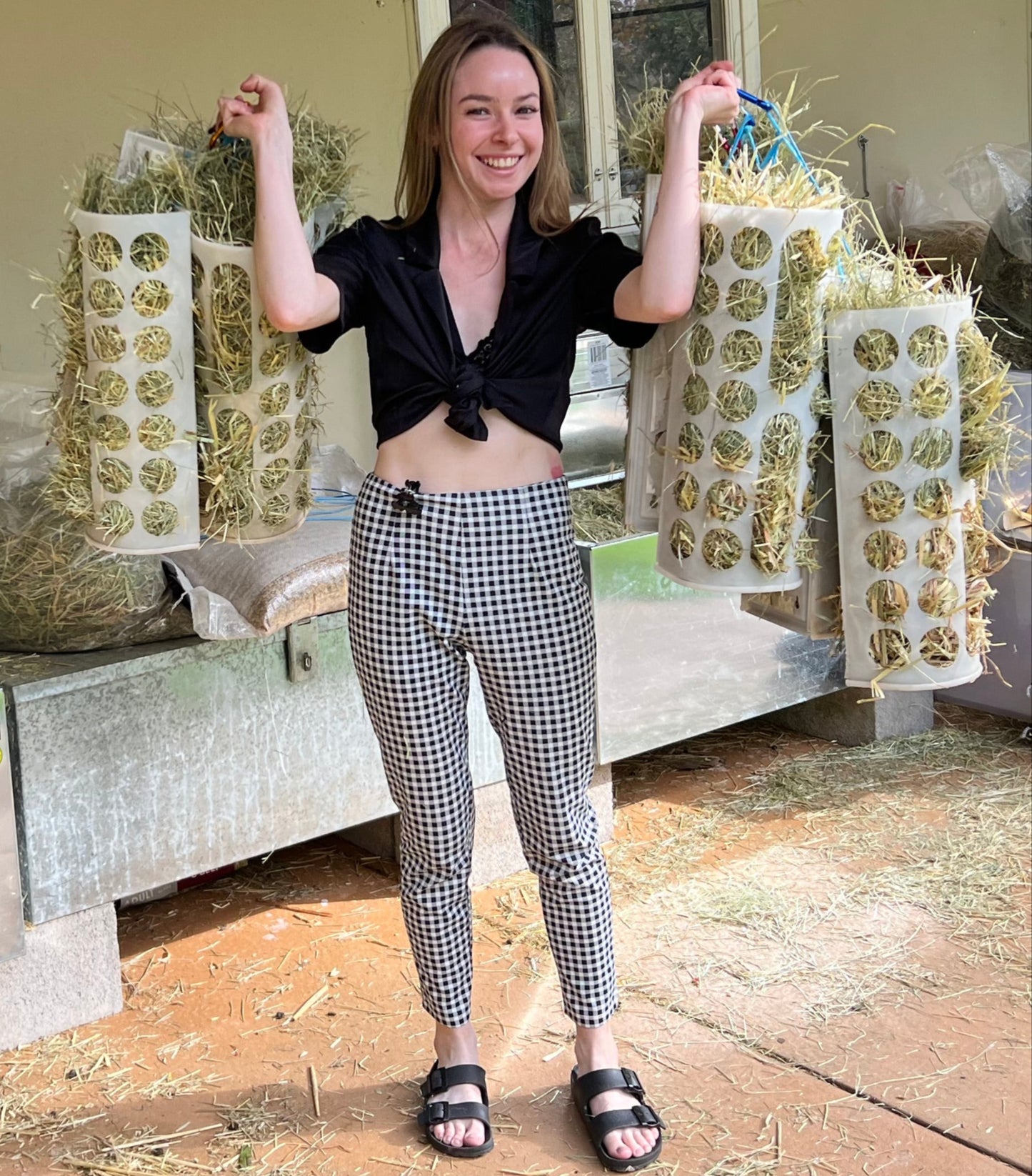 Hay Racks at The Rabbit Sanctuary