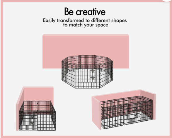 Bunny Playpen 70cm high with Gate