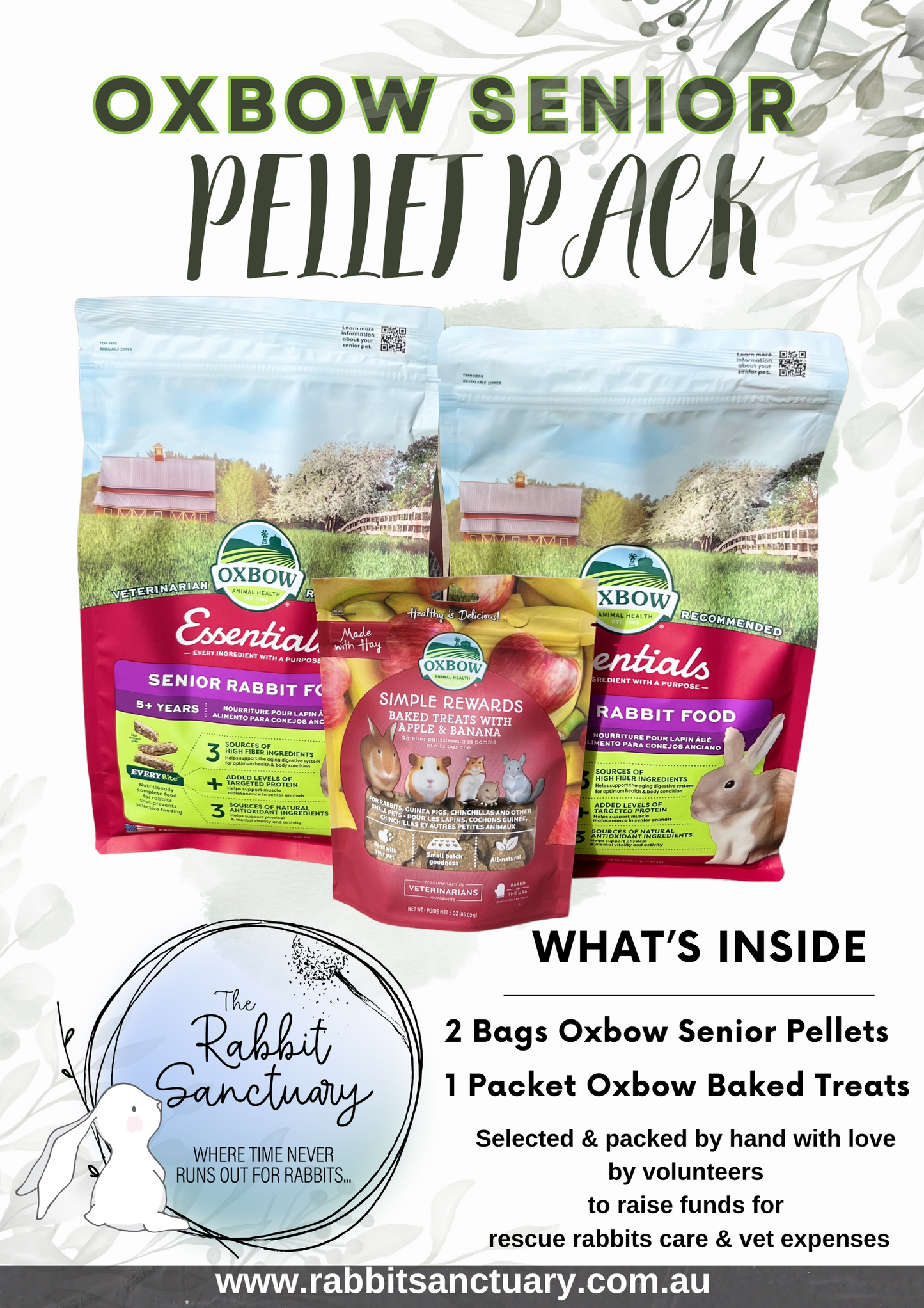 Oxbow Senior Pellets Pack